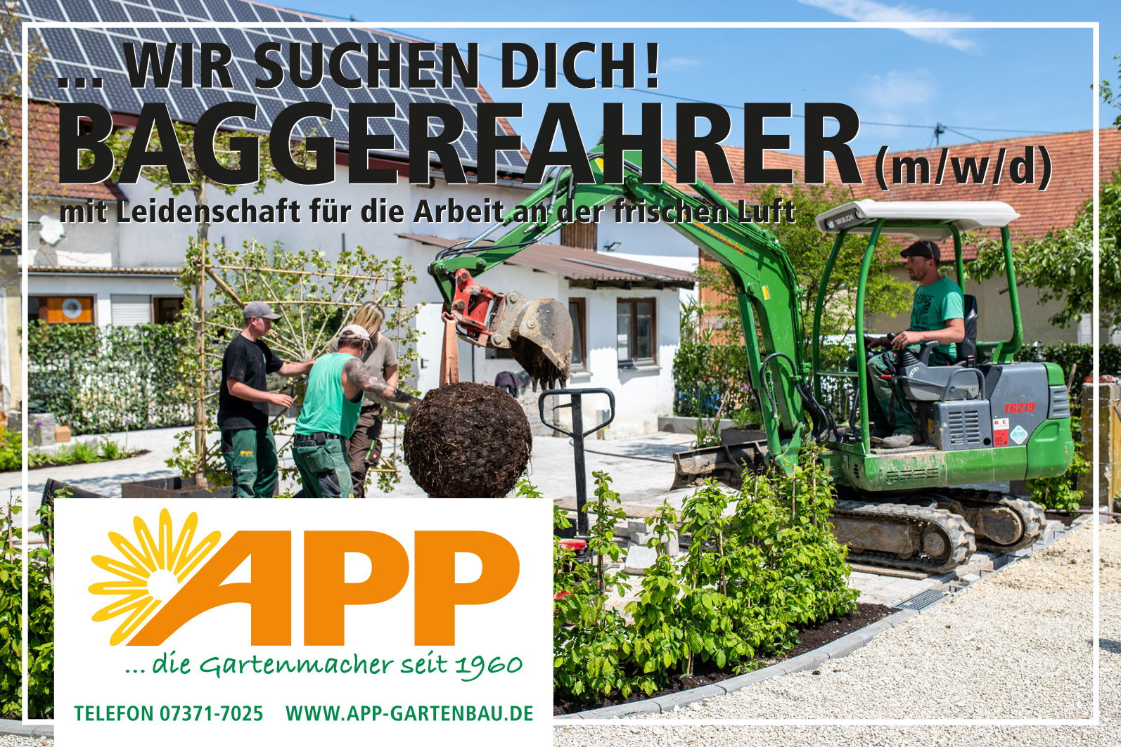 Baggerfahrer gesucht